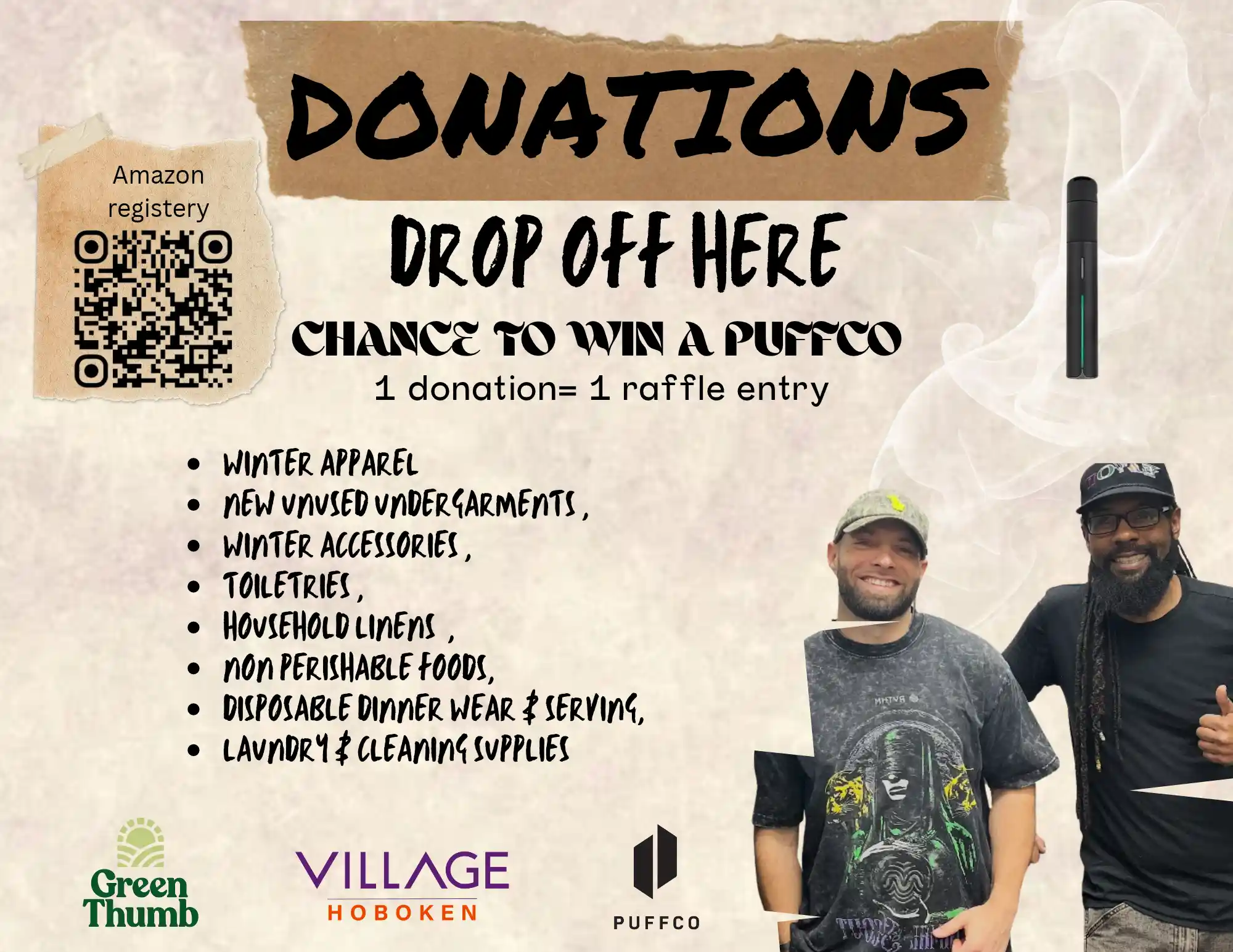 Donation Drive: Give Back & Enter to Win